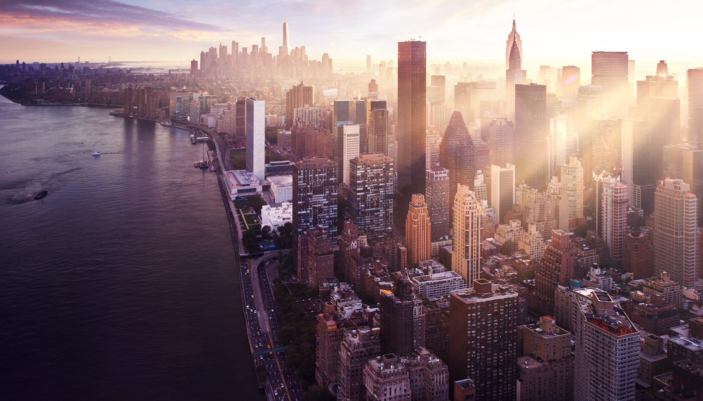 New York City City Aerial Skyscape Starr Insurance Companies